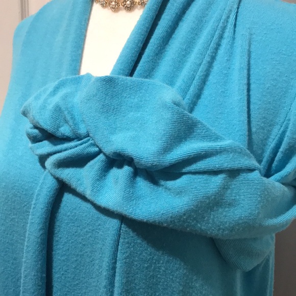 Modlusive ocean blue cardigan with 3/4 sleeves - Picture 3 of 4